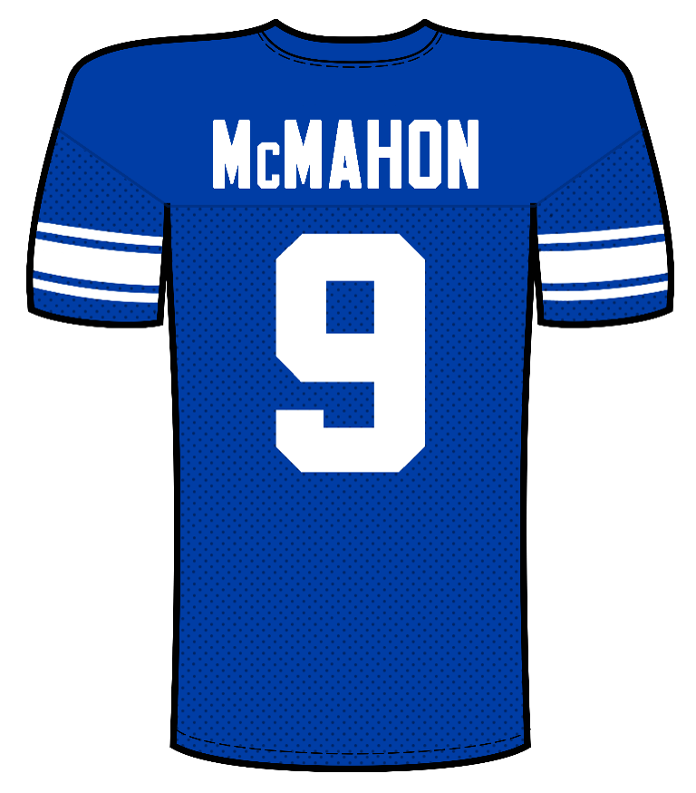 Jim McMahon retired jersey