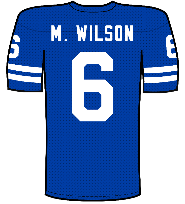 Marc Wilson retired jersey